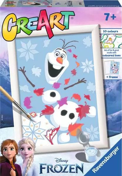Ravensburger Creart - Olaf, La Reine Des Neiges (Disney) 18X13Cm